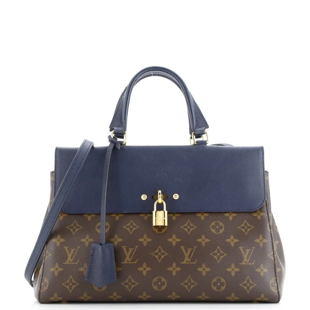 Pre-Owned Louis Vuitton Monogram Canvas Venus Brown With Dark Blue Coated Canvas